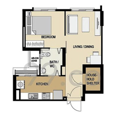 Blk 450C Fernvale Crest (Sengkang), HDB 2 Rooms #422215851